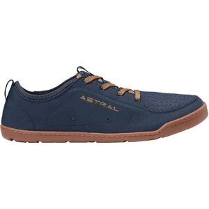 Astral Loyak Mens Water Shoes 12 Navy Blue Brown Minimalist Kayak Boat Deck Shoe